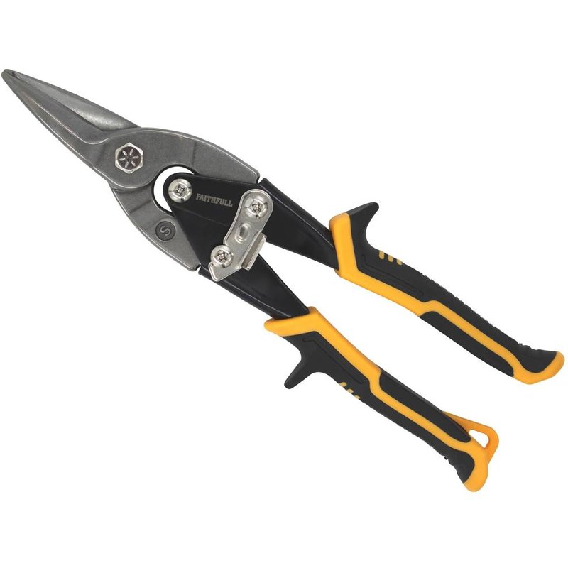 Faithfull Compound Aviation Snips - Straight Cut FAIAS