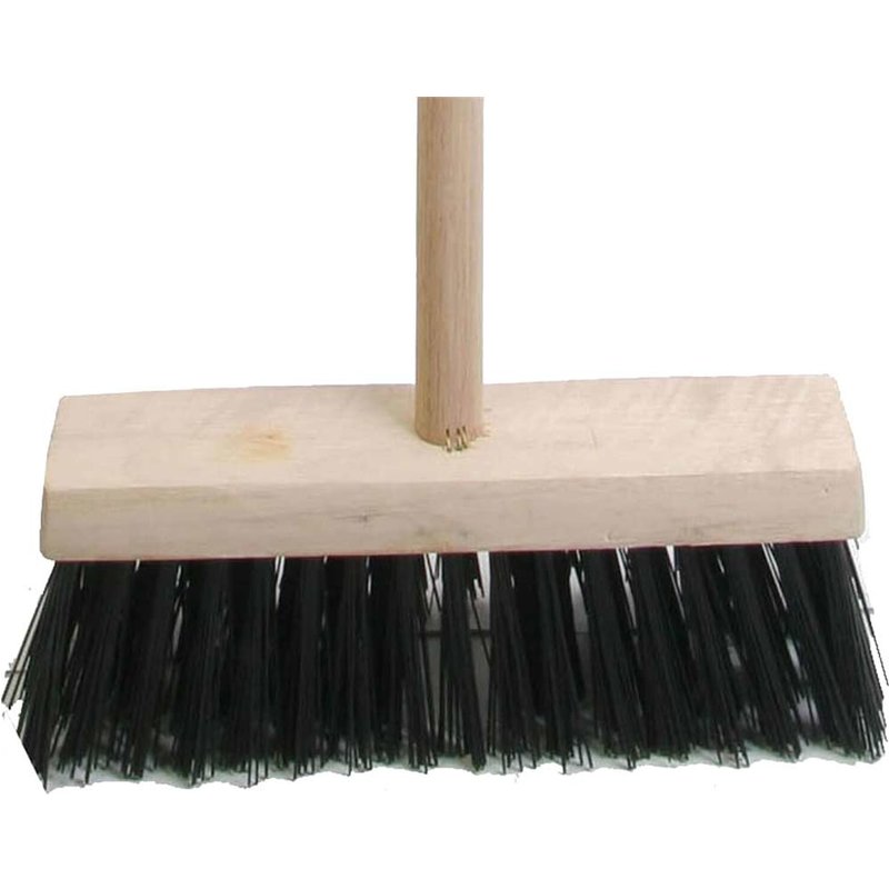 Faithfull Broom PVC 325mm (13in) Head complete with Handle FAIBRPVC13H