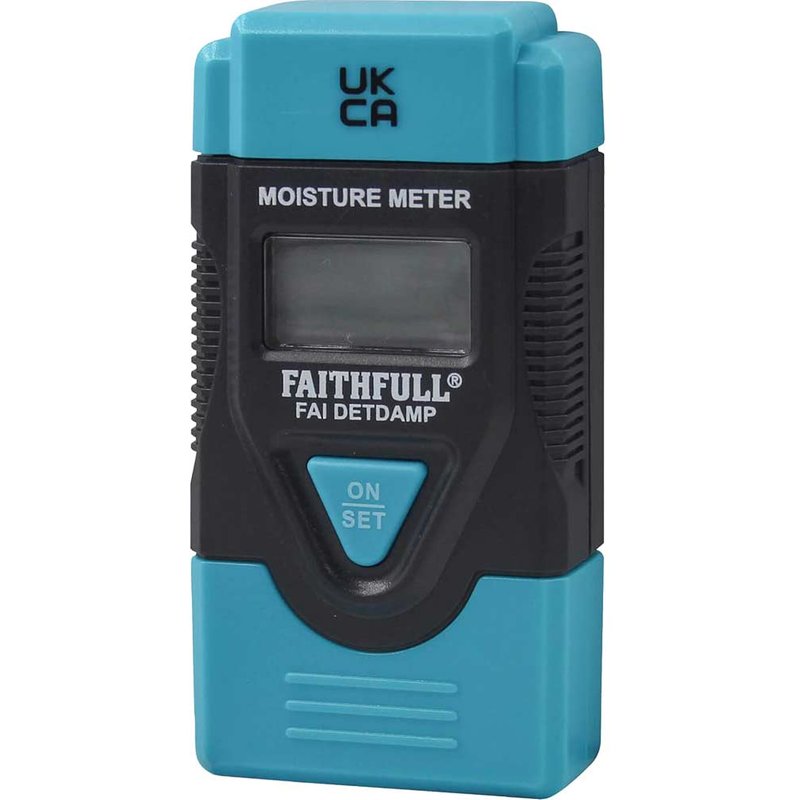 Faithfull Damp & Moisture Meter LCD Display FAIDETDAMP