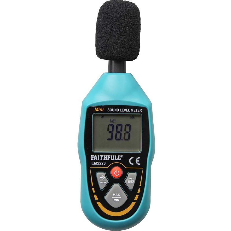 Faithfull Digital Sound Level Meter FAIDETSOUND