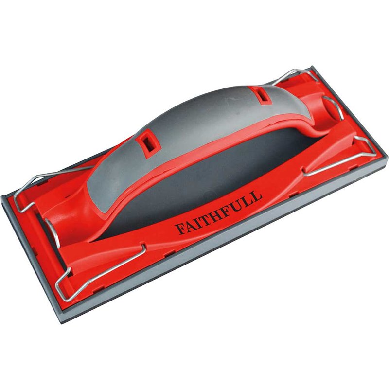 Faithfull Drywall Quick Grip Hand Sander 223 x 85mm (8.3/4 x 3.1/3in) FAIDWHAND