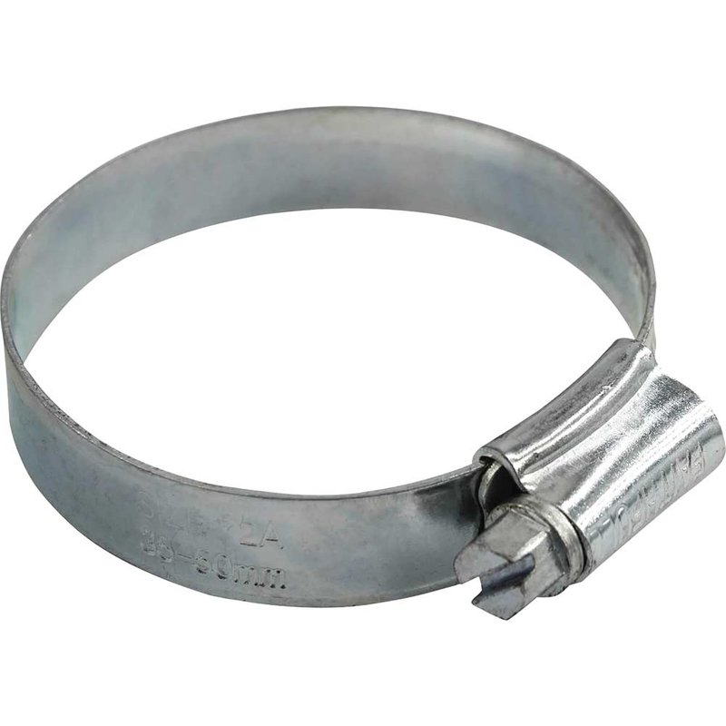Faithfull Zinc Plated Hose Clips 35mm - 50mm Pack of 1