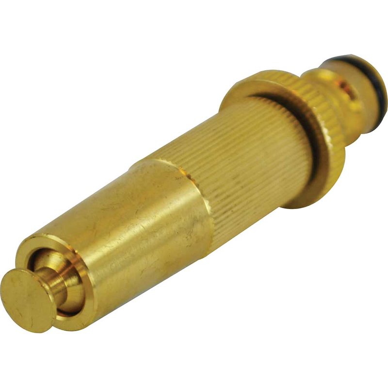 Faithfull Brass Adjustable Spray Nozzle 12.5mm (1/2in) FAIHOSENOZZ