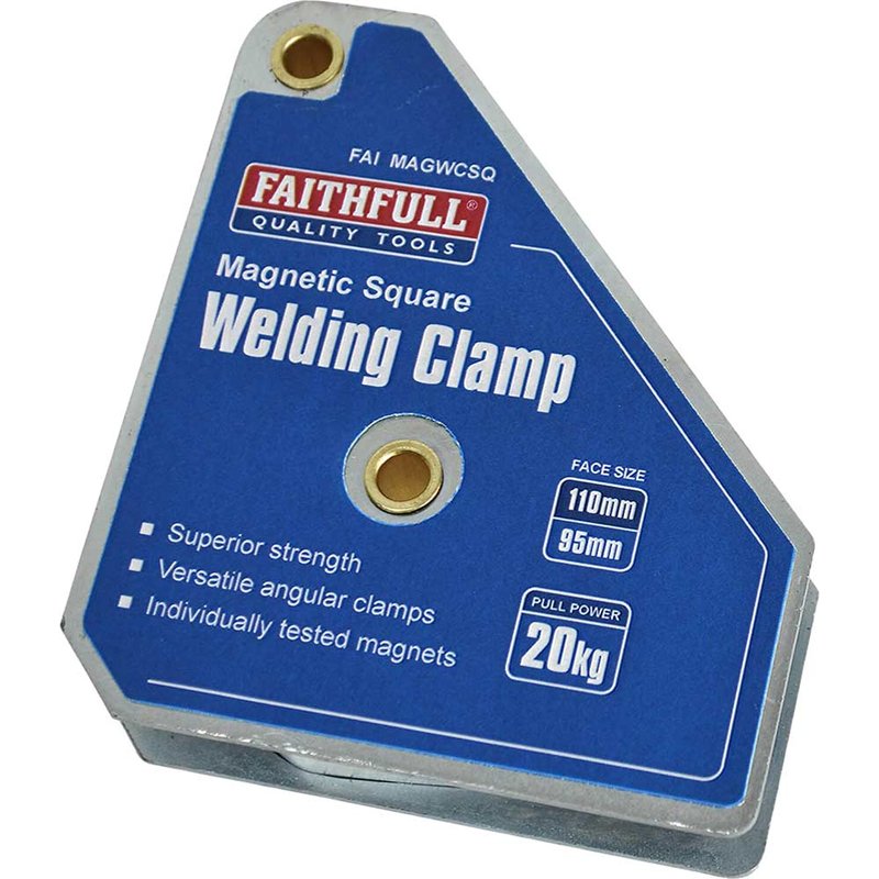 Faithfull Welding Magnet Square 110 x 95mm FAIMAGWCSQ