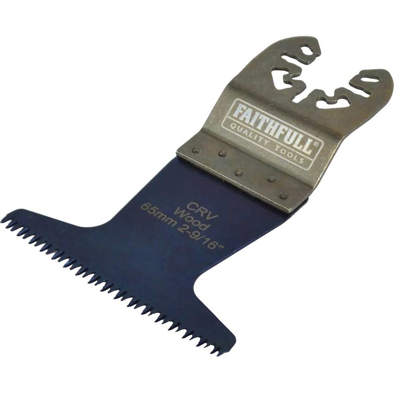 Faithfull OIS Oscillating Multi Tool Premium Wood Arc Cut Blade 65mm Pack of 1