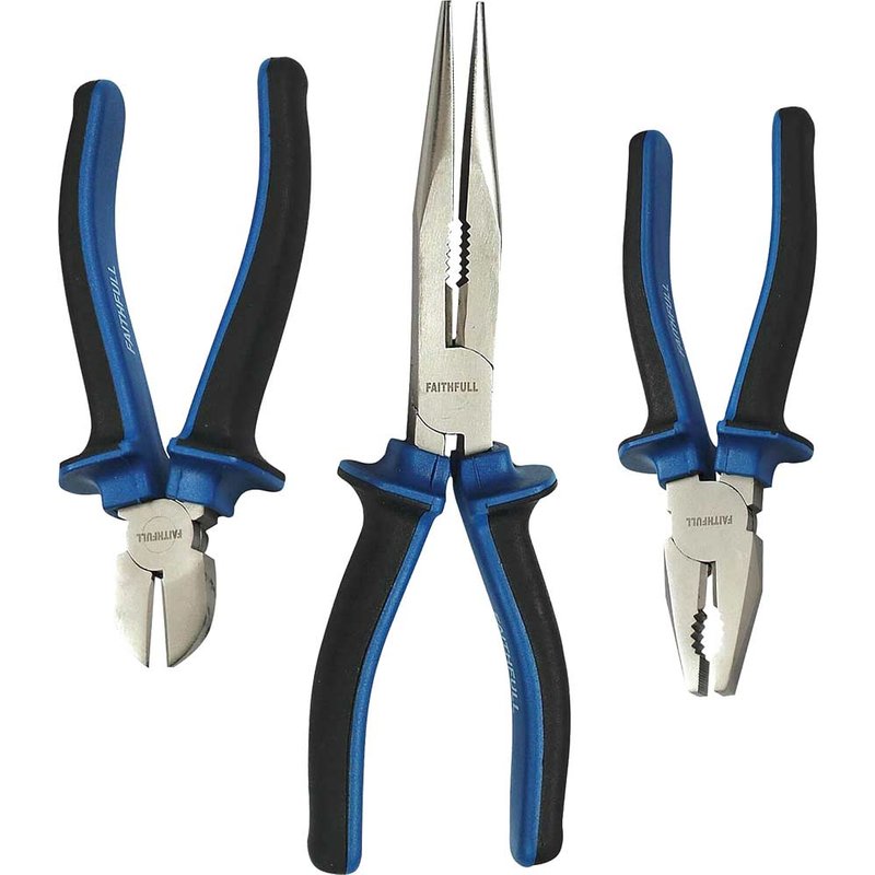 Faithfull Handyman Pliers Set, 3 Piece FAIPLSET3LN