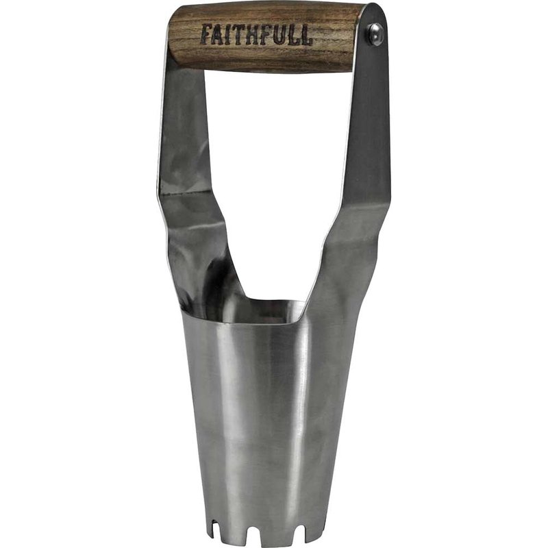 Faithfull Prestige Stainless Steel Bulb Planter Ash Handle FAIPRESHBULB