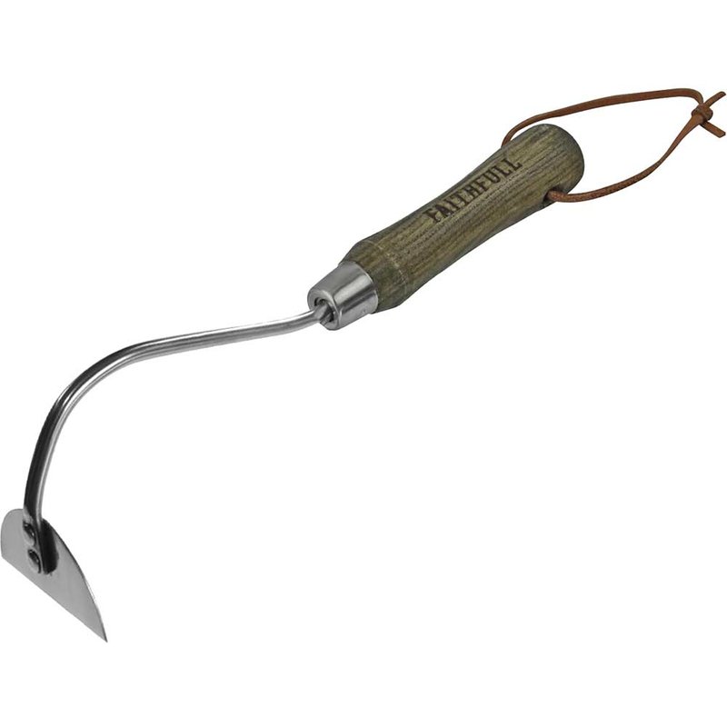 Faithfull Prestige Stainless Steel Onion Hoe ash Handle FAIPRESHONIO