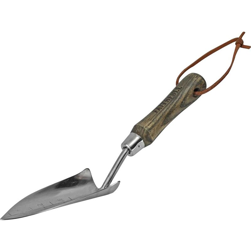 Faithfull Prestige Stainless Steel Potting Trowel Ash Handle FAIPRESHPTSS