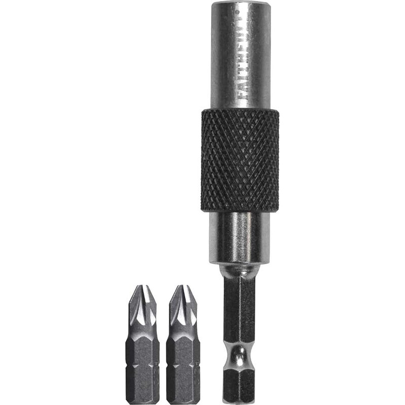 Faithfull 15° Flexi Bit Holder 75mm & PZ2(x2) Bits FAISBMBH15