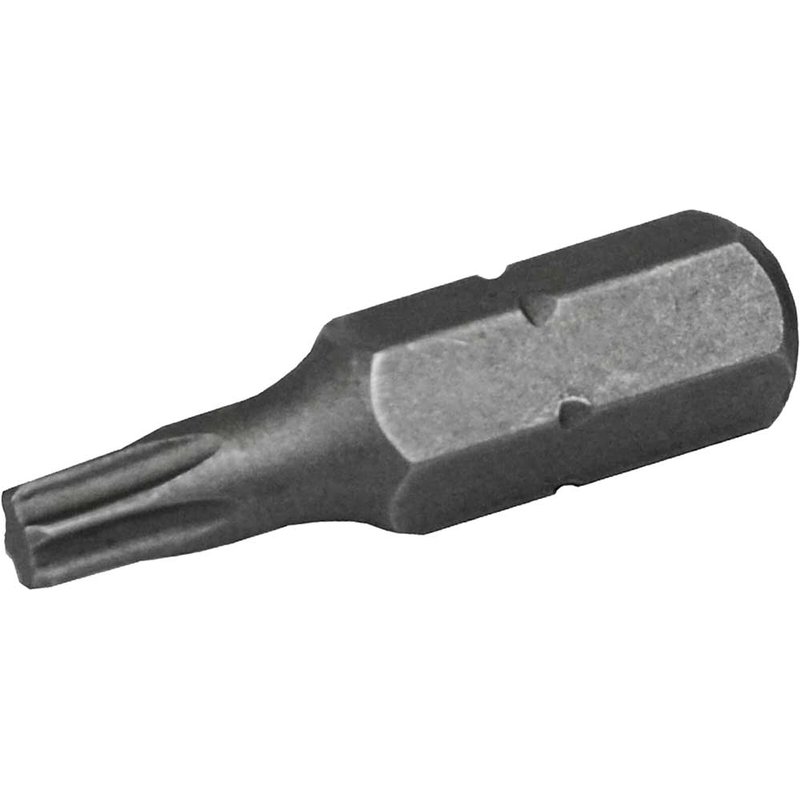 Faithfull Torx S2 Grade Steel Screwdriver Bits TX10 x 25mm (Pack 3) FAISBT1025