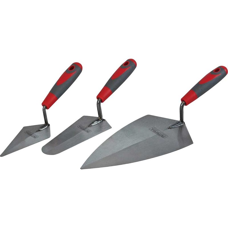 Faithfull Soft Grip Trowel Set, 3 Piece FAISGTSET3