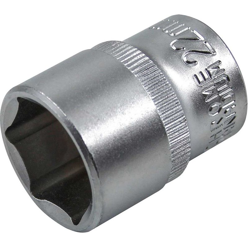 Faithfull 1/2" Drive Hexagon Socket Metric 1/2" 22mm