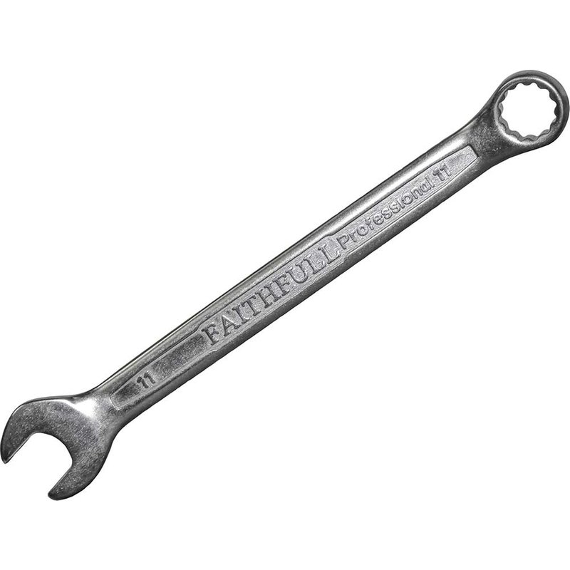 Faithfull Combination Spanner CV Satin Finish 11mm FAISPAC11