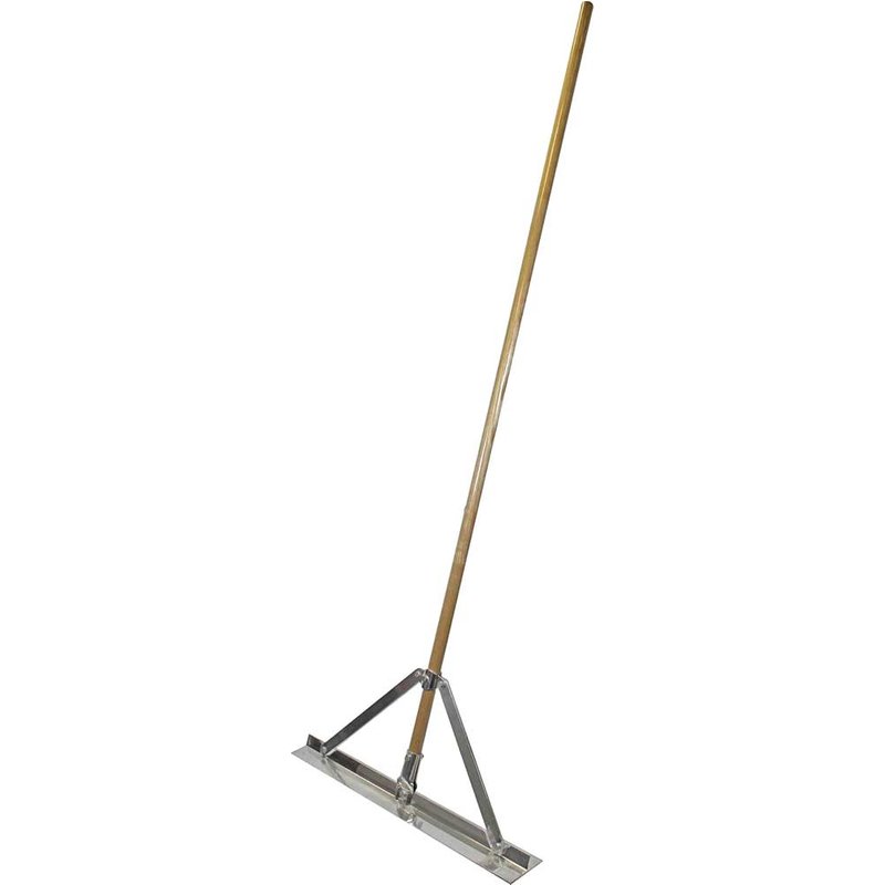 Faithfull Aluminium Builder's Spazzle with Wooden Handle FAISPAZZLE