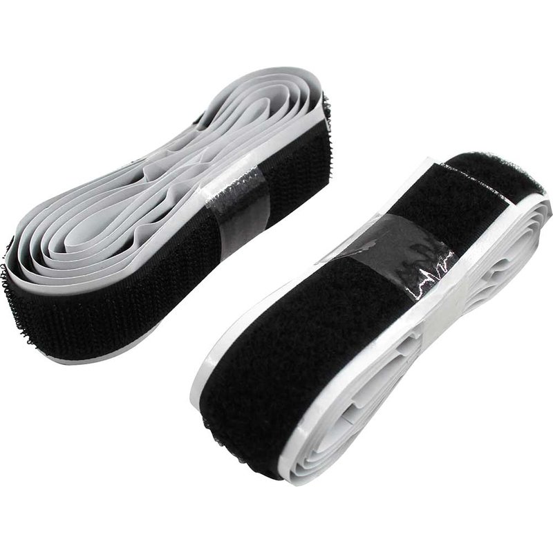 Faithfull Hook & Loop Self Adhesive Tape Black 20mm x 1m FAITAPEHLB