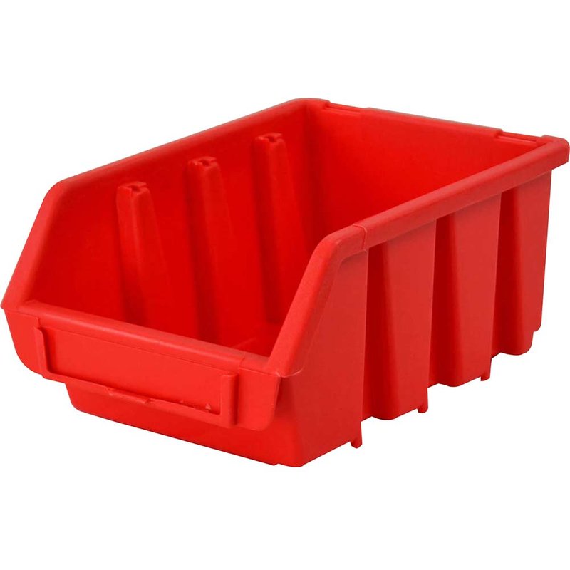 Faithfull Interlocking Storage Bin Size 3 Red 170 x 240 x 126mm FAITBBIN3