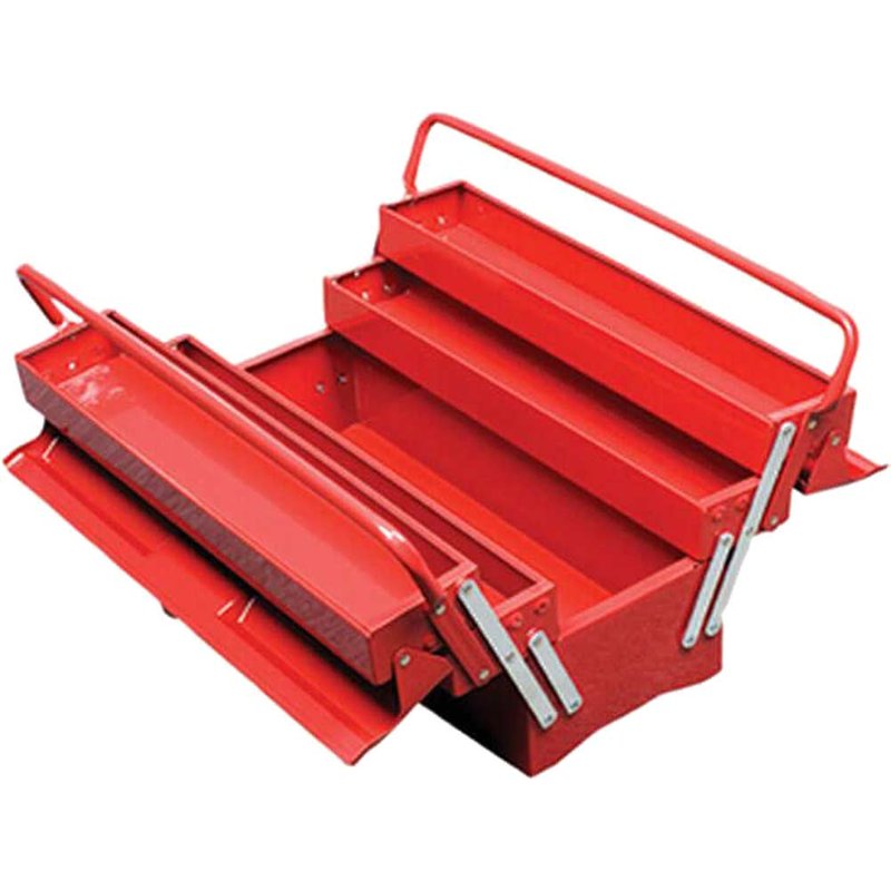 Faithfull Metal Cantilever Toolbox - 5 Tray 49cm (19in) FAITBC519
