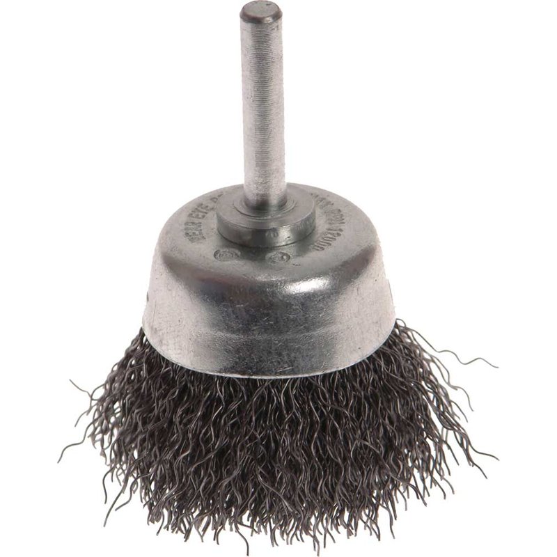 Faithfull Wire Brush Shaft Mounted 50mm x 20mm, 0.30mm Wire FAIWBSI50