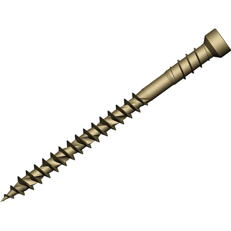 ForgeFix ForgeFast TORX® Compatible Decking Screws Reduced Head Green 4.5x50 T15 Tub 600 FFDSC4550GT