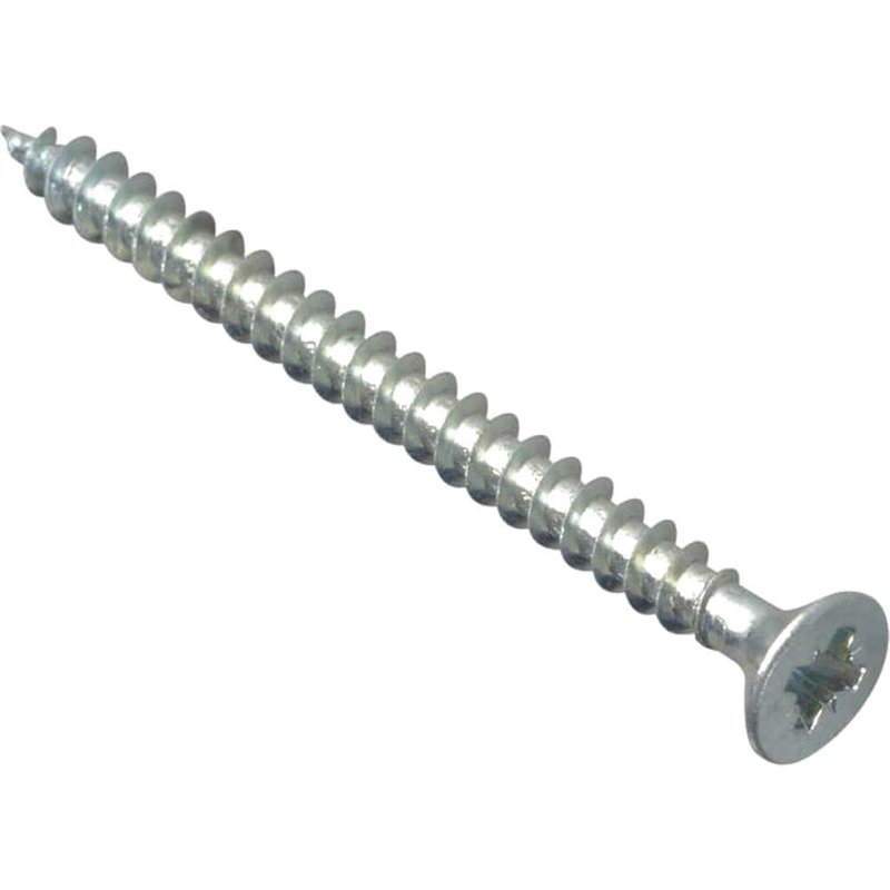 ForgeFix Multi-Purpose Pozi Compatible Screw CSK ST ZP 4 x 50mm Box 200 MPS450ZP