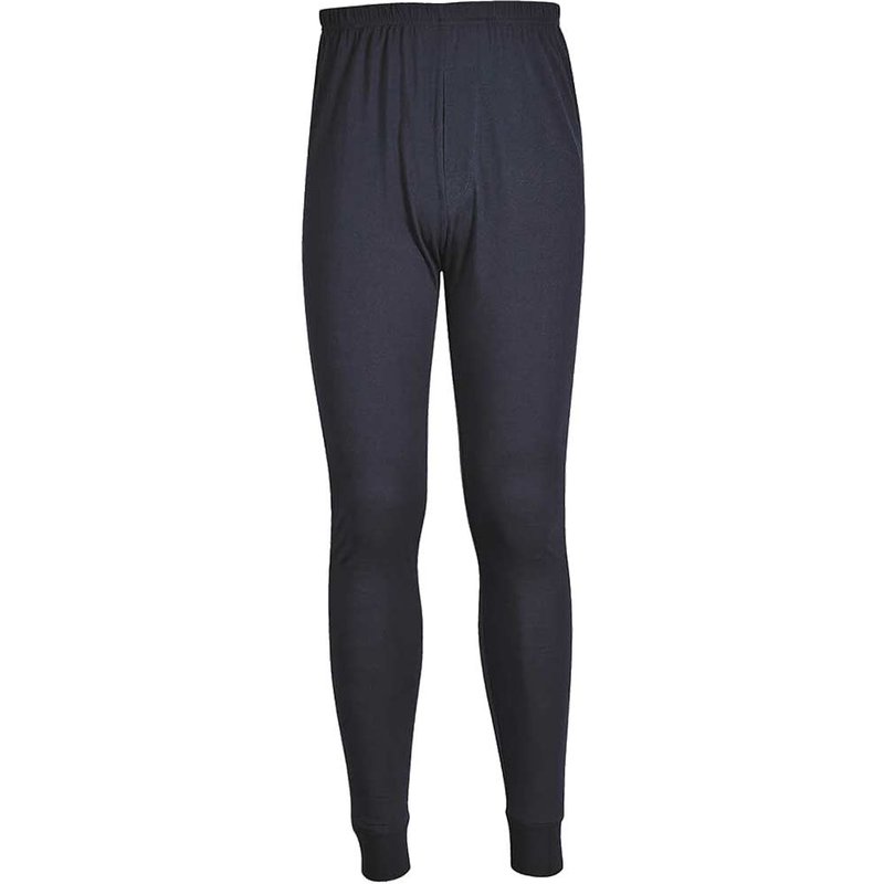 Modaflame Mens Flame Resistant Anti Static Baselayer Leggings Navy M 31"