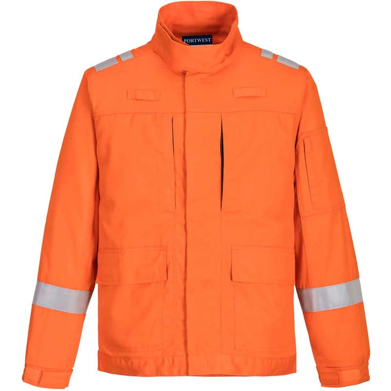 BizFlame Plus Lightweight Stretch Panelled Jacket Orange 2XL