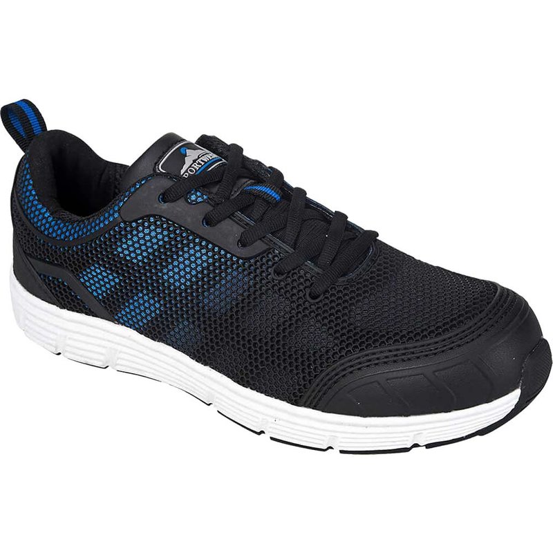 Portwest Steelite Tove Safety Trainers Black / Blue Size 3
