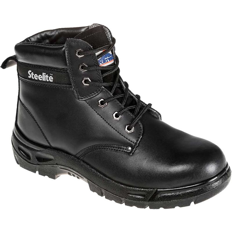 Portwest Steelite S3 Safety Boots Black Size 6
