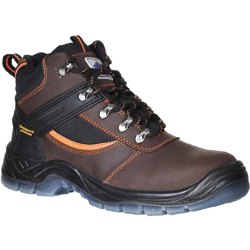 Portwest Steelite S3 Mustang Safety Boots Brown Size 6