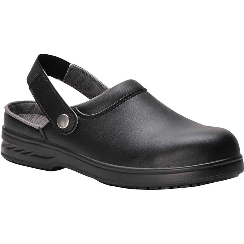 Portwest Steelite SB AE WRU Clean Area Safety Clogs Black Size 6