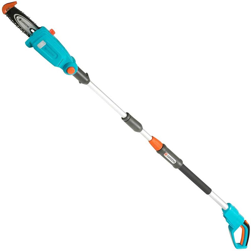 Gardena TCS 20/18 P4A 18v Cordless Telescopic Tree Pruner 200mm 1 x 2.5ah Li-ion Battery Charger