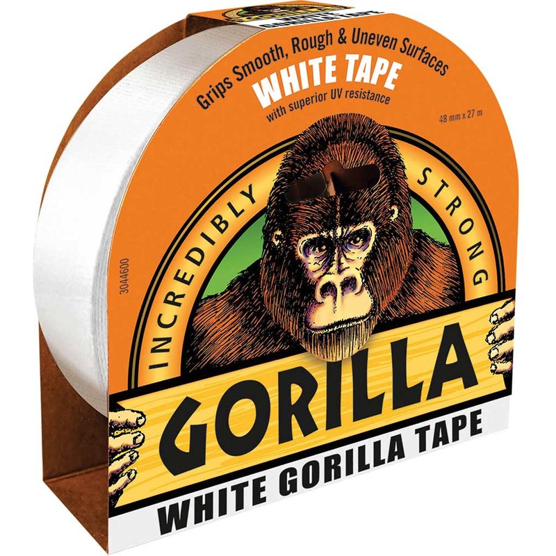 Gorilla Tape General Purpose Sticky Tape White 48mm 27m