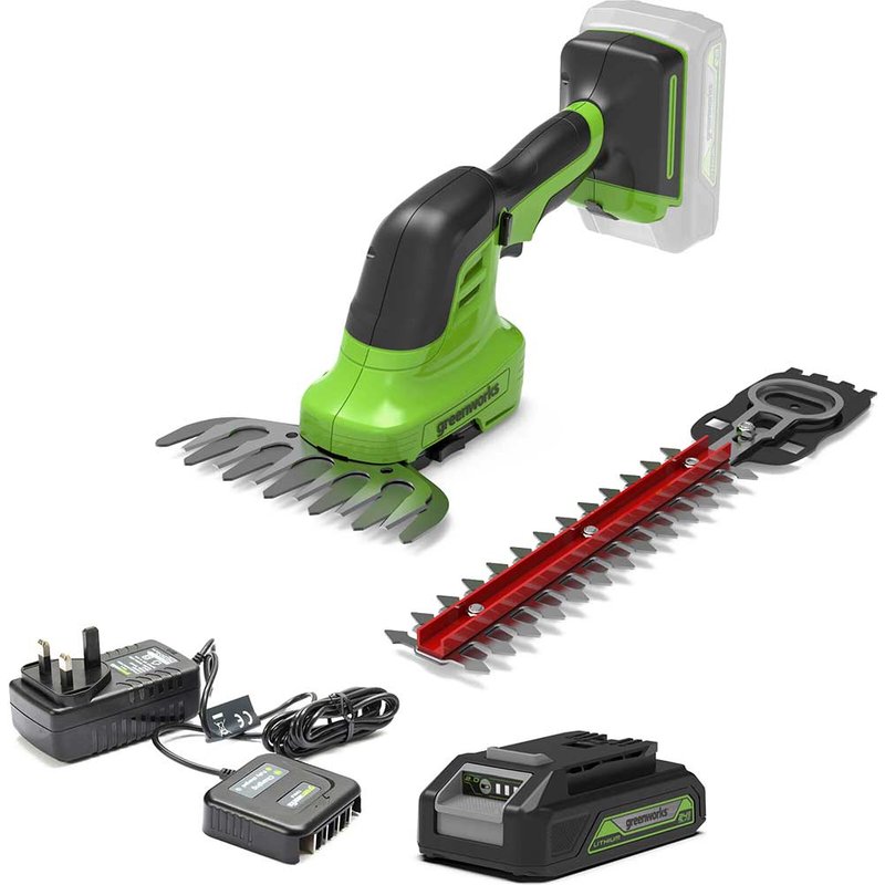 Greenworks G24SHT 24v Cordless Grass and Shrub Shears No Batteries No Battery Charger