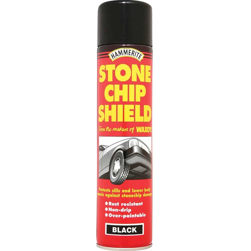Hammerite Stonechip Shield Black Aerosol 600ml 5092832