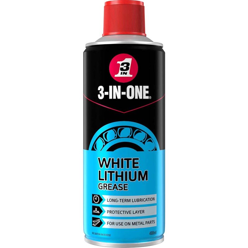 3-IN-ONEĀ® 3-IN-ONE White Lithium Spray Grease 400ml 44620