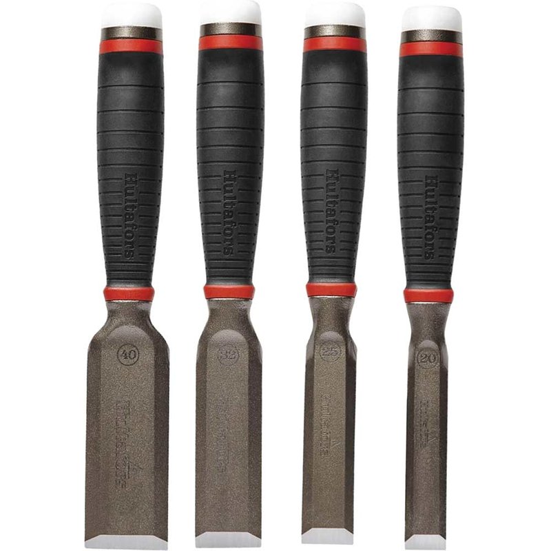 Hultafors 4 Piece Heavy Duty Bevel Edge Wood Chisel Set