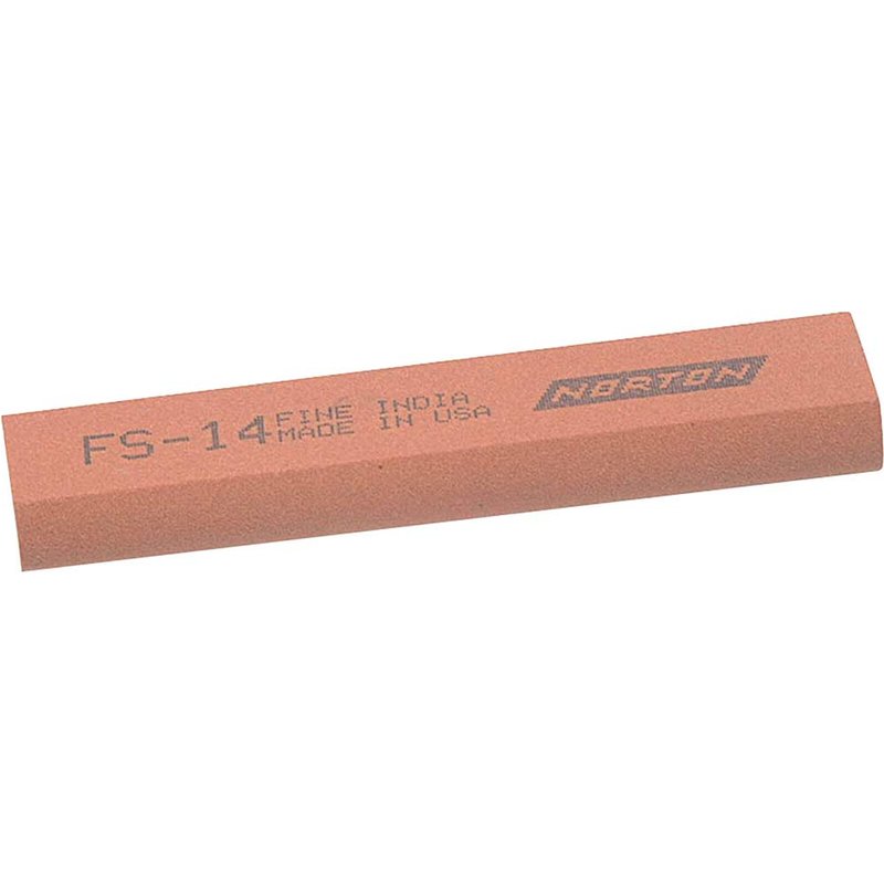 India FS14 Round Edge Slipstone 100 x 25 x 11 x 5mm - Fine 61463687135