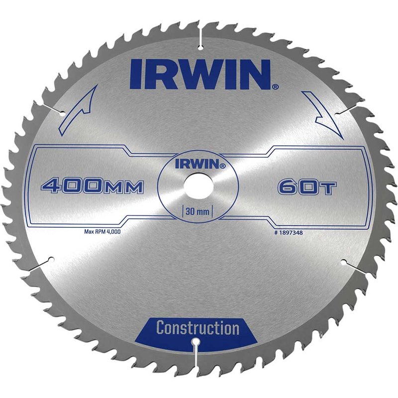 Irwin IRWIN® General Purpose Table & Mitre Saw Blade 400 x 30mm x 60T ATB 1897348