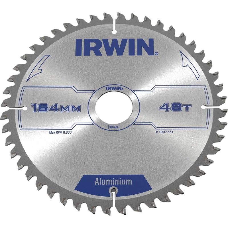 Irwin IRWIN® Professional Aluminium Circular Saw Blade 184 x 30mm x 48T TCG 1907773