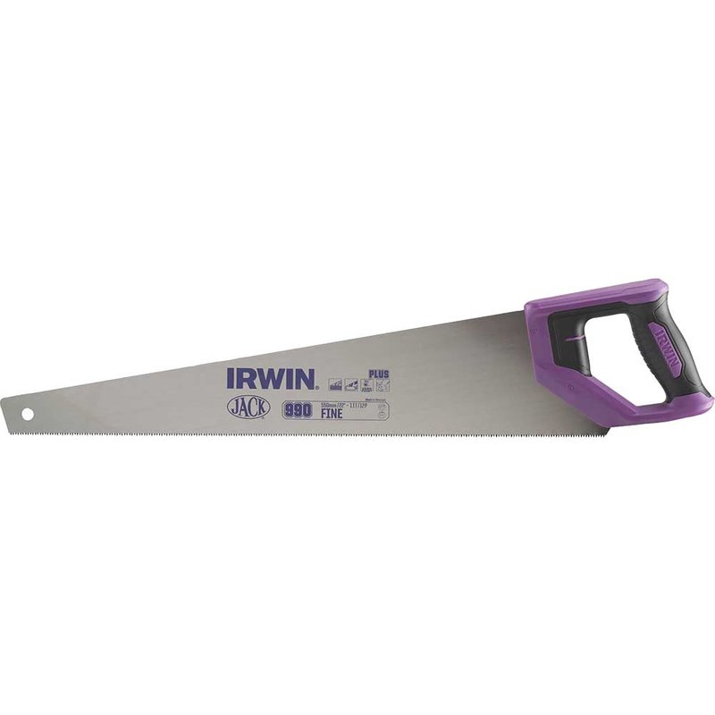 IRWIN® Jack® 990UHP Fine Handsaw Soft Grip 550mm (22in) 11/12 TPI 10505215