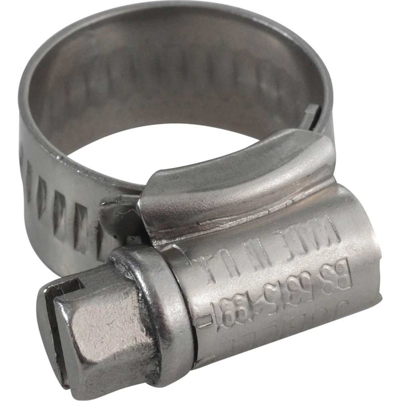 JubileeĀ® MOO Stainless Steel Hose Clip 11 - 16mm (1/2 - 5/8in) M00SS