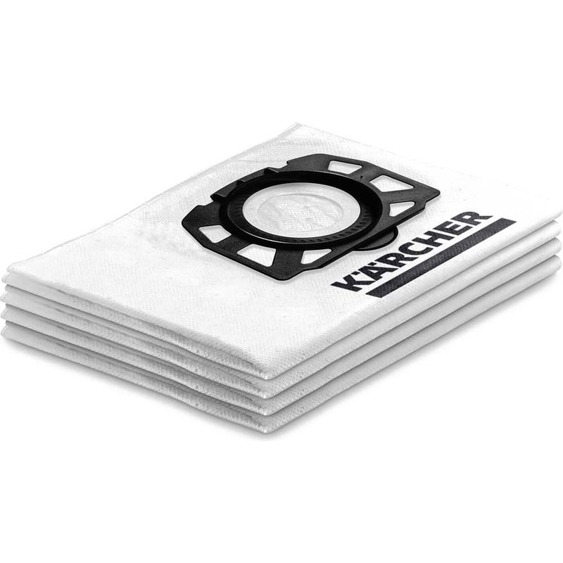 Karcher Fleece Filter Bags for SE 4001 and WD 3 Vacuum Cleaners Pack of 4