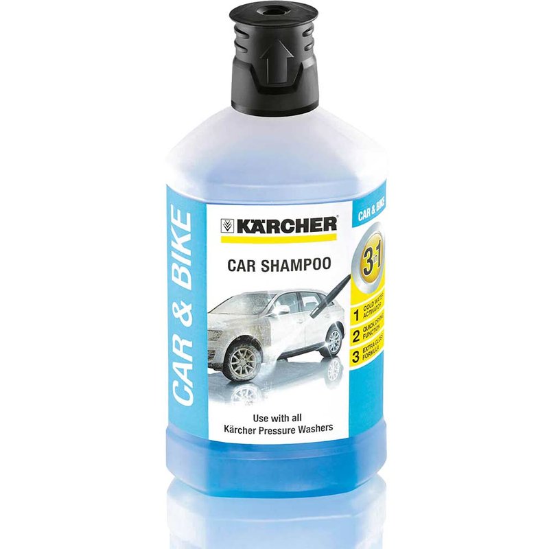 Karcher Car Shampoo 3-In-1 Plug & Clean (1 litre) 6.295-750.0