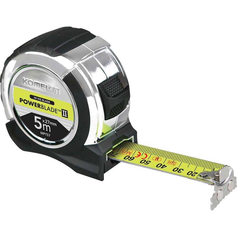 Komelon PowerBladeâ„¢ II Pocket Tape 5m (Width 27mm) (Metric only) MPT57M