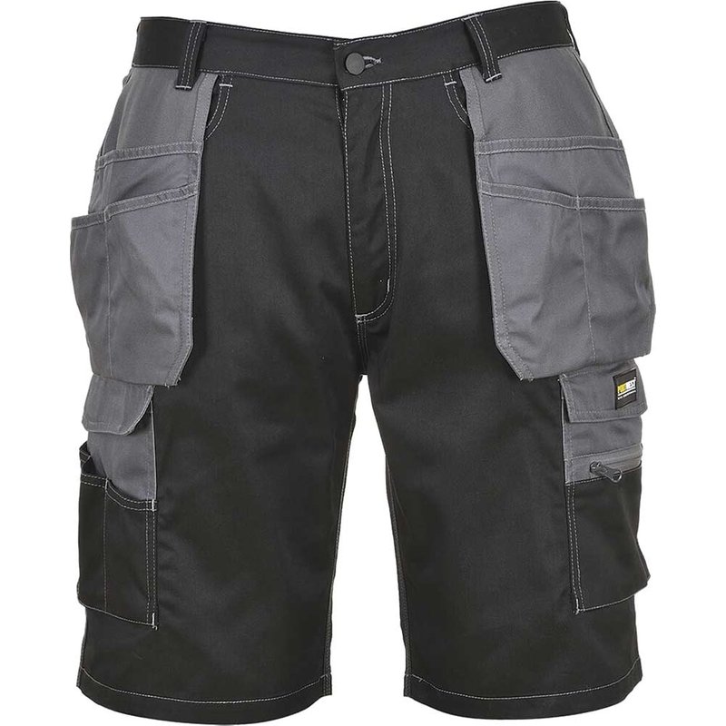Portwest KS18 Granite Holster Shorts Black / Grey 2XL