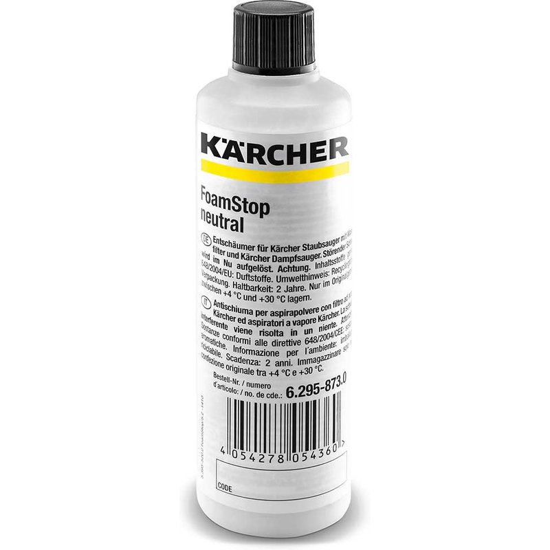 Karcher Foamstop Neutral for Water Filter Vacuum Cleaners 125ml