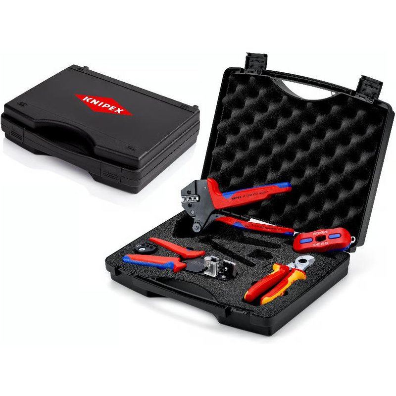 Knipex 97 91 04 V03 Solar Installation Tool Set MC4 / MC4 Evo 2 PV Plug Type Connectors