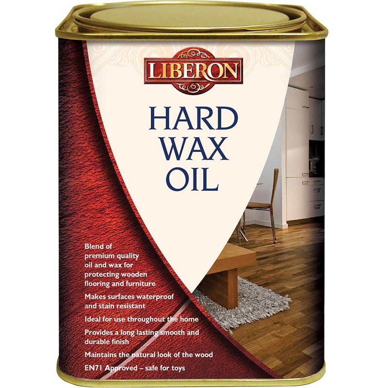 Liberon Hard Wax Oil Clear Satin 1 litre 104467