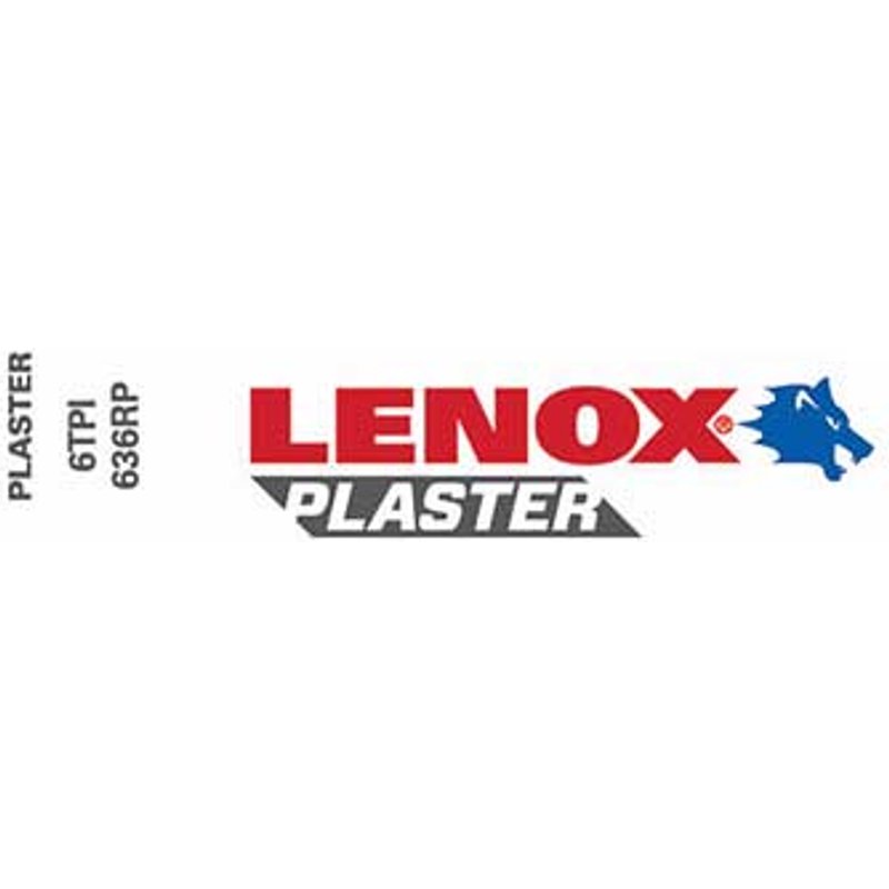 Lenox 6TPI Plaster Cutting Reciprocating Sabre Saw Blades 152mm Pack of 5